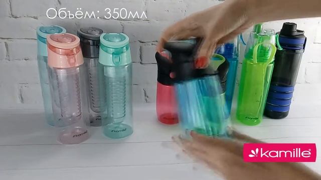 Спортивные и детские бутылки Kamille для воды из пластика тритана
