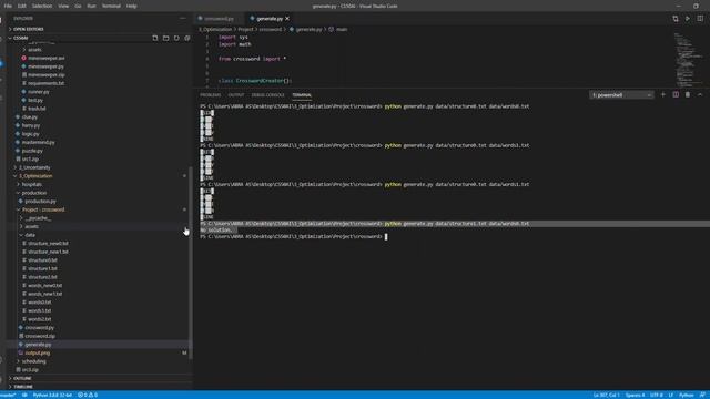 hakanozlemis - CS50’s Introduction to Artificial Intelligence with Python Project 3 Crossword смотреть онлайн