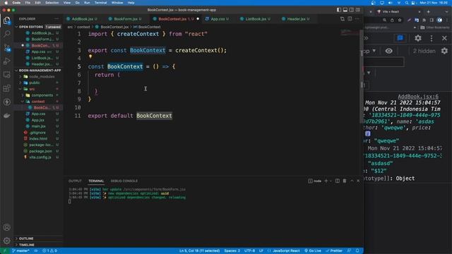 Build Book Management App in React | Custom Hooks useLocalStorage смотреть онлайн