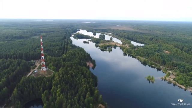 Малукса Карьеры. Полет. Супер! View from a flight above the lakes.Region St. Petersburg. Russia. смотреть онлайн