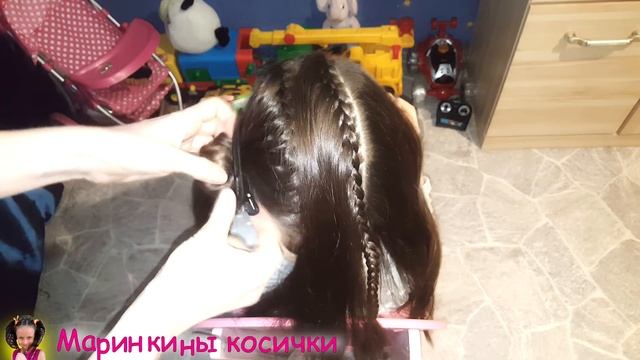 ОРИГИНАЛЬНАЯ ПРИЧЕСКА ДЛЯ ДЕВОЧКИ НА ОСНОВЕ ОБРАТНОЙ ФРАНЦУЗСКОЙ КОСЫ | ПРИЧЕСКА В ШКОЛУ ????? смотреть онлайн