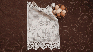 Пасхальная салфетка.