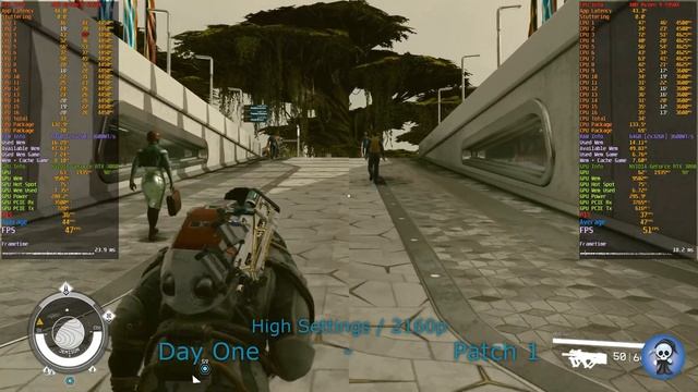 Starfield / Patch-Check / RTX 3080 / Day One vs Patch 1 + Nvidia Driver 537.34 / 2160p / UHD / 4K смотреть онлайн