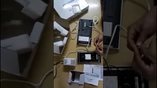 كيفية تركيب الفيديوفون commax cdv-70k