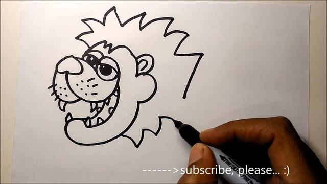 How To Turn Number 937 into Cartoon LION – Fun Doodle Art on Paper ✔ смотреть онлайн