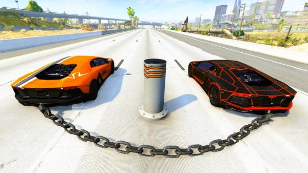 Машины vs Спуск Мясорубка - BeamNG.drive игра про машины