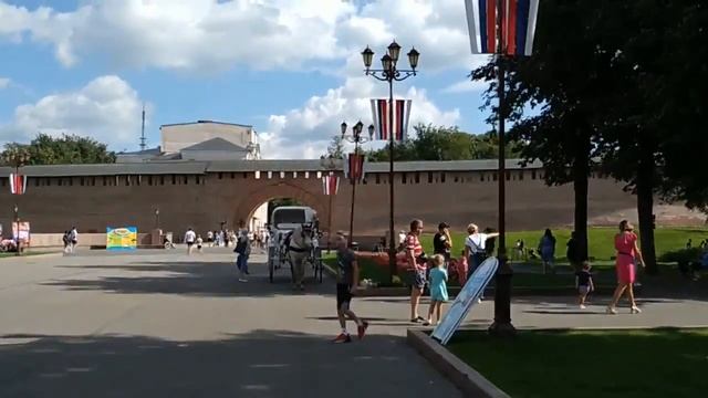 Площадь Победы Софийская в Великом Новгороде смотреть онлайн