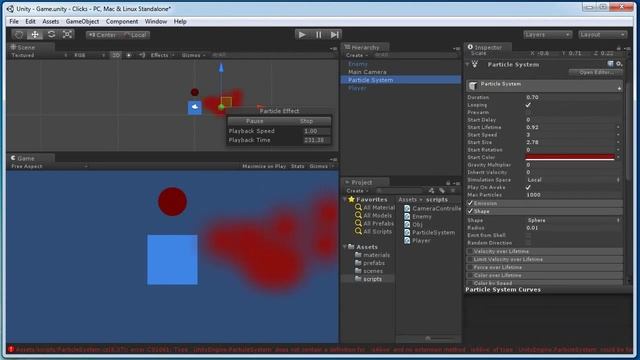 2D игра на Unity - Часть 9 - Создаем Particle System смотреть онлайн