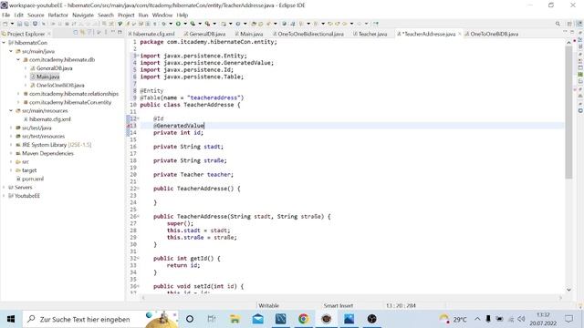 Hibernate One To One Bidirectional | JPA und Hibernate Tutorial смотреть онлайн