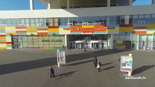 Аэросъемка ТРЦ Планета Красноярск смотреть онлайн