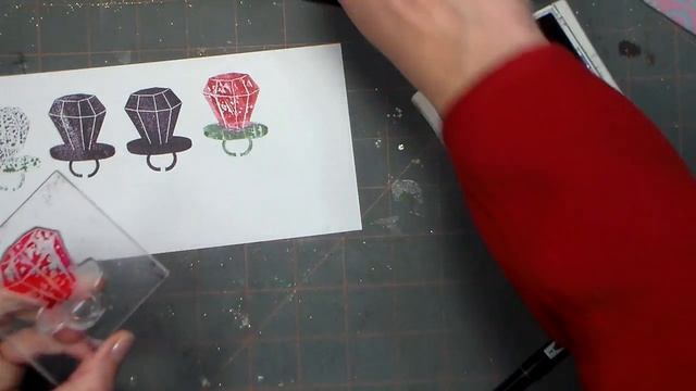Tips for using cheap clear stamps with dye ink and markers PLUS embossing! смотреть онлайн