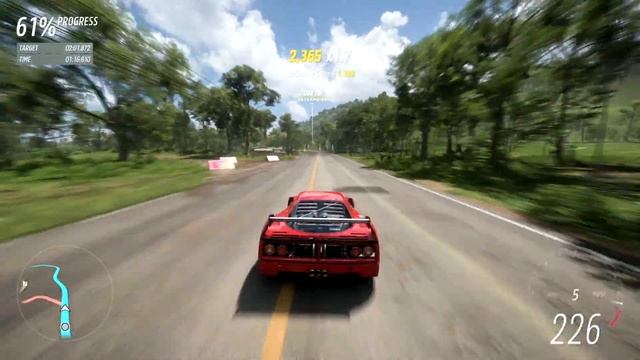 1989 FERRARI F40 COMPETIZIONE - S2 Road Tune & G920 Wheel & Shifter Gameplay - Day 71 - FH5 смотреть онлайн