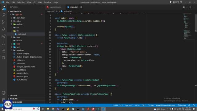Notification in flutter | schedule and push Notification in flutter смотреть онлайн