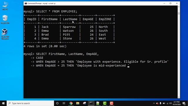 How to use CASE Statement in MySQL смотреть онлайн