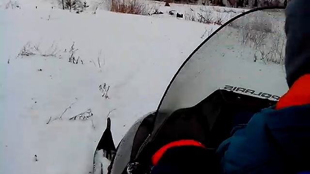 Катаемся на снегоходе в Карелии!) смотреть онлайн