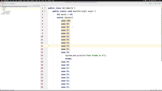 #24 Java Switch Statement Example смотреть онлайн