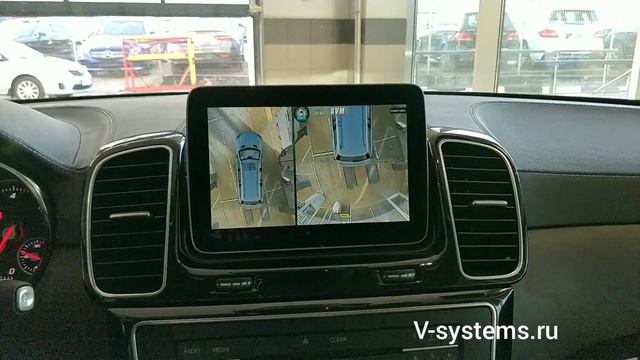 3D Система Кругового Обзора для Mercedes Benz GLS смотреть онлайн