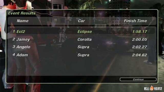 NFS Underground 2 - Eclipse - Hard смотреть онлайн