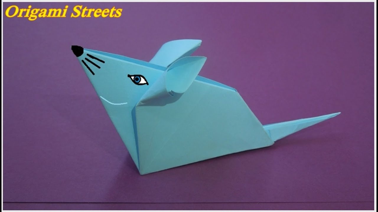 Как сделать мышку из бумаги. Оригами из бумаги мышь.mp4 смотреть онлайн