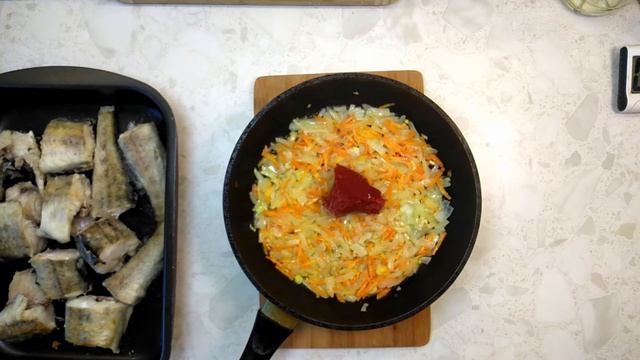 Минтай в томатном соусе смотреть онлайн