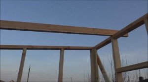 Установка стропил односкатной крыши. Котельная | бытовка | сарай | хозблок