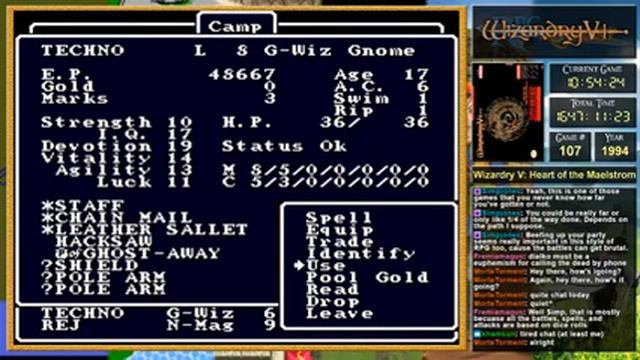 RPG Quest #107: Wizardry V: Heart of the Maelstrom (SNES) Part 2 смотреть онлайн
