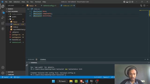 How to install Tailwind CSS in React JS project смотреть онлайн