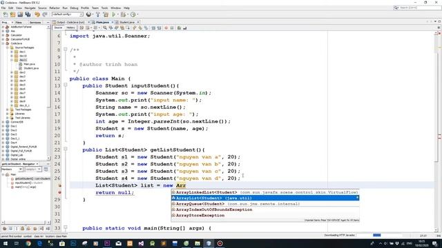 Lập trình Java - Viết hàm trả về một List object смотреть онлайн