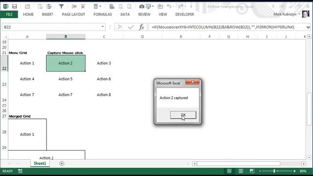 Rollovers - Lots of Excel Rollover Examples смотреть онлайн