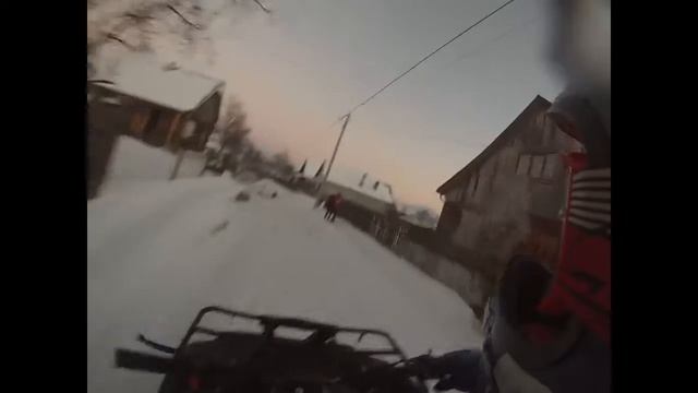 Зимня покатуха на квадроциклі смотреть онлайн