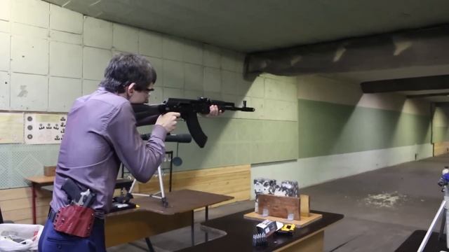 Купили Сайгу TG-2. Смесь АК74 и страйкбольного привода