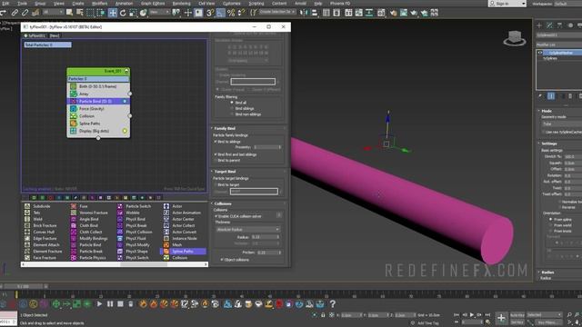 3_02.Array Operator _ CUDA Particle Binds _ Radio Waves - RedefineFX смотреть онлайн