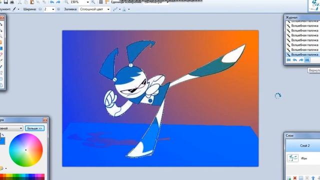 Paint.net Xj9 быстрое рисование смотреть онлайн