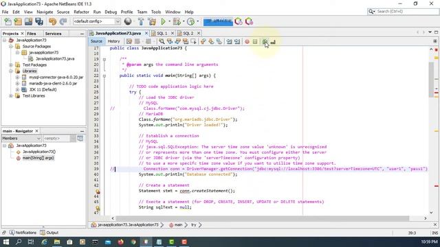 Java Tutorial 87 - JDBC 4/7 Connecting to a MariaDB Database смотреть онлайн