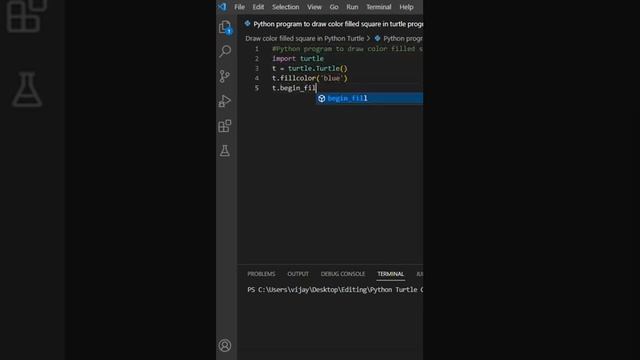 Python programming to Draw color filled square in turtle programming #python color filled square смотреть онлайн