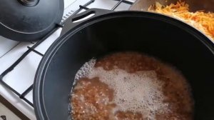 Очень вкусная гречка с тушёнкой!!!