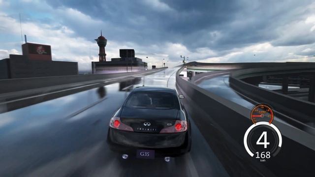 Infiniti G35 : Assetto Corsa : Fukuoka Urban expressway смотреть онлайн