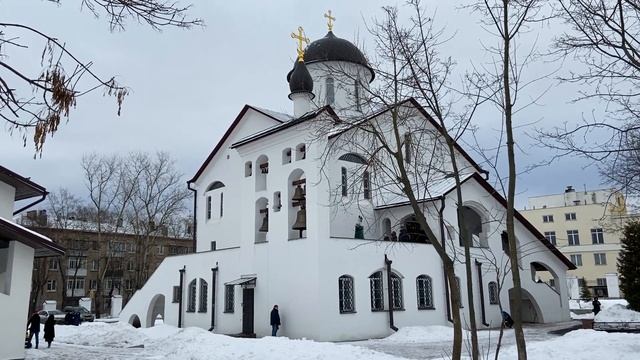 Храм Преображения Господня в Долгопрудном Зима 2023 смотреть онлайн