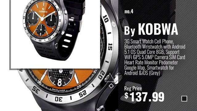 Top 5 KOBWA Smart Watches [2018 Best Sellers]: KOBWA Smart Watch GPS Smartwatch Phone GPS/Wifi смотреть онлайн