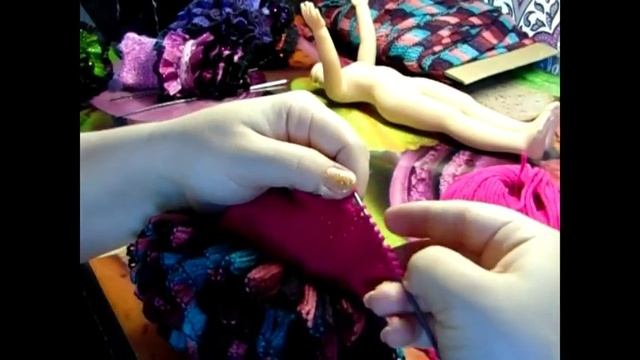 Вяжем на Паоло Рейна-платье с воланами своими руками-мастер класс смотреть онлайн