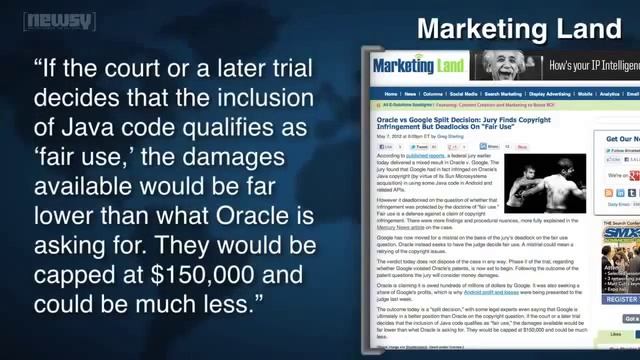 Fair Use Deadlock In Google Oracle Trial699 смотреть онлайн