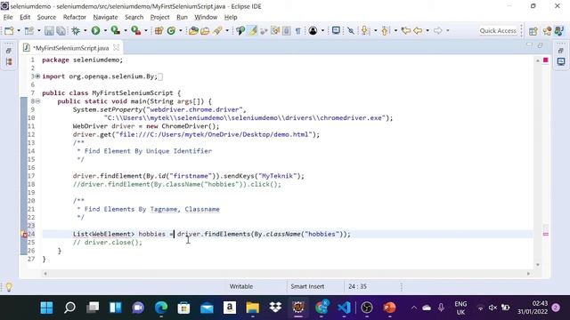 Selenium - When to use FindElement and FindElements? смотреть онлайн