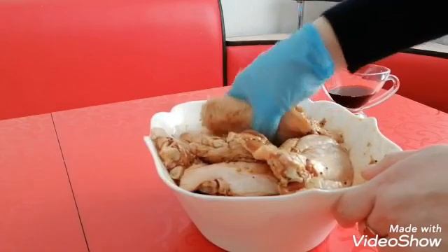 Крылышки индейки в духовке в классном маринаде. смотреть онлайн