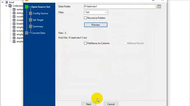 Import multiple TXT files to a single MongoDB collection смотреть онлайн