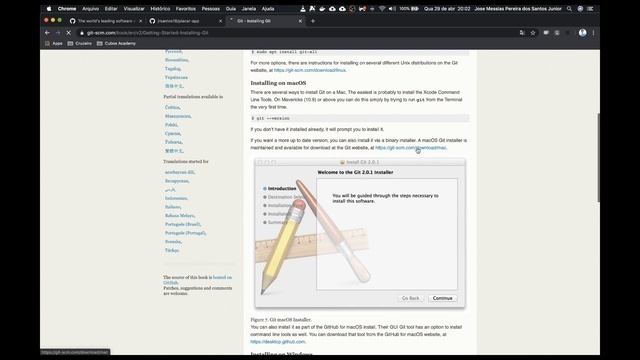 Como instalar o Git no MacOS [Módulo 4 - Aula 3] смотреть онлайн