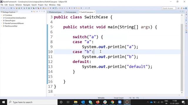 7 Switch case and Break statement in Java смотреть онлайн