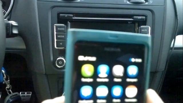 Работа Блютуз на RCD-510 Delphi смотреть онлайн