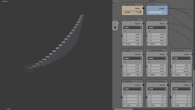 Blender Animation Nodes Array смотреть онлайн