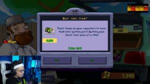 БУСТЕР ИГРАЕТ В Plants vs. Zombies / УГАР НА СТРИМЕ / ЧАТ РОФЛИТ НАД БУСТЕРОМ