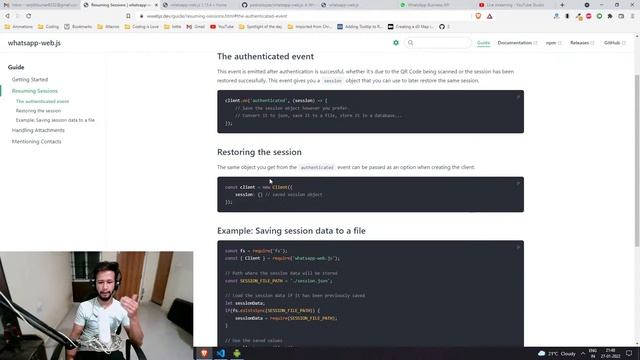 Whatsapp automation using Javascript | Whatsapp API NodeJS | chatbot смотреть онлайн